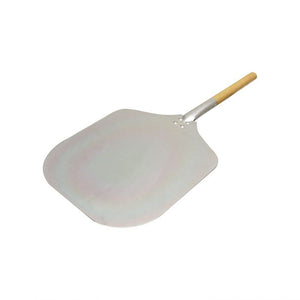 Pala para pizza de aluminio con mango de madera 25" x 12" x 14"