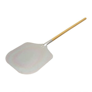 Pala para pizza de aluminio con mango de madera 35" x 12" x 14"