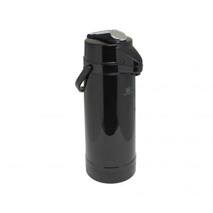 Termo dispensador 2.5 l cuerpo plástico interior de vidrio tapa de palanca
