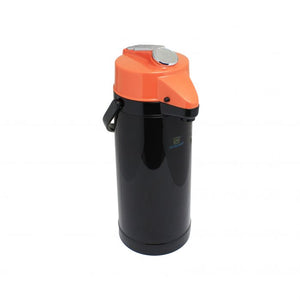 Termo dispensador 2.5 l cuerpo plástico interior de vidrio tapa de palanca descafeinado