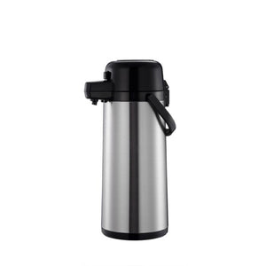 Termo dispensador 3.0 LITER cuerpo de acero inoxidable interior de vidrio botón