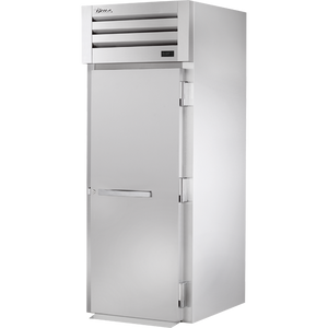 Refrigerador roll-in para racks de 35", 1 puerta, puertas sólidas, batientes