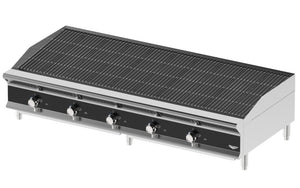 60" servicio medio gas charbroiler