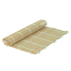Esterilla redonda de bambú para sushi 9-1/2" x 9-1/2"