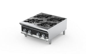24" 4-burner sobre mostrador gas caliente plate