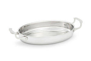 12" 2 5/8 qt Miramar® exhibición batería de cocina ovalado au gratin inserto