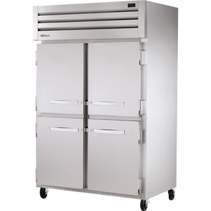 Refrigerador vertical de 52-5/8", 4 puertas, puertas sólidas, medias puertas, batientes