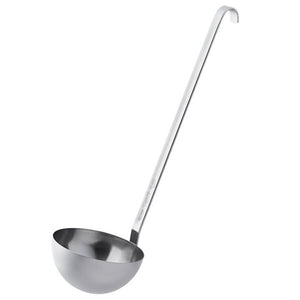Cucharón 12 oz acero inoxidable Con 12 1/10" mango