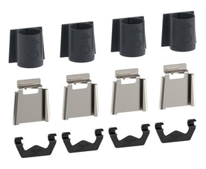 Metro EZA-SCKIT Super Erecta EZ-ADD Corner Hardware Kit, Pack of 4 8 x 10 x 2 pulg