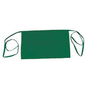Mandil de cintura Chef Regalia de 3 bolsas, verde, 13" x 22"