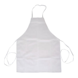 Mandil peto largo Chef Regalia sin bolsa, blanco, 32" x 26"