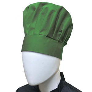 Gorro de chef Chef Regalia ajustable con velcro, talla unitalla, verde olivo