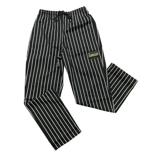 Pantalón de chef corte relajado Chef Regalia, talla S, raya chef