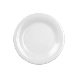 Plato de borde ancho de melamina 5-1/2" White