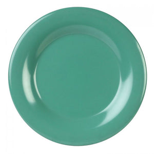 Plato de borde ancho de melamina 6-1/2" Green