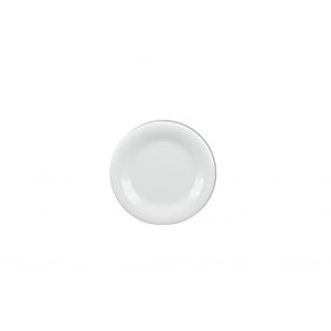 Plato de borde ancho de melamina 6-1/2" White