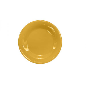 Plato de borde ancho de melamina 6-1/2" Yellow
