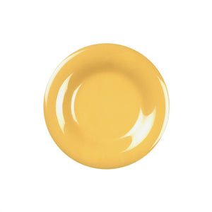 Plato de borde ancho de melamina 9-1/4" Yellow