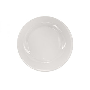 Plato de borde ancho de melamina 11-3/4" Ivory