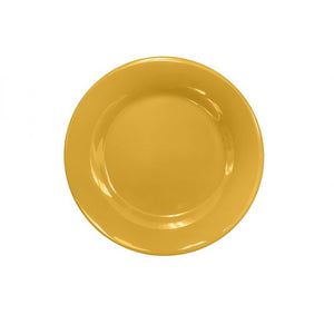 Plato de borde ancho de melamina 11-3/4" Yellow