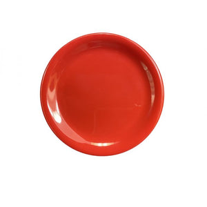 Plato de borde angosto de melamina 6-1/2" Pure Red