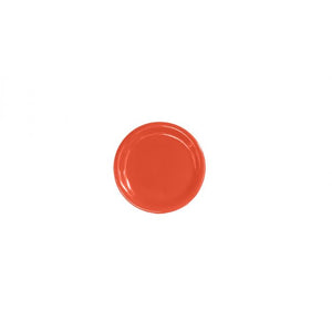 Plato de borde angosto de melamina 6-1/2" Orange