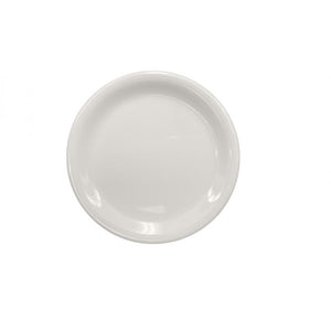 Plato de borde angosto de melamina 6-1/2" Ivory