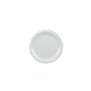 Plato de borde angosto de melamina 6-1/2" White