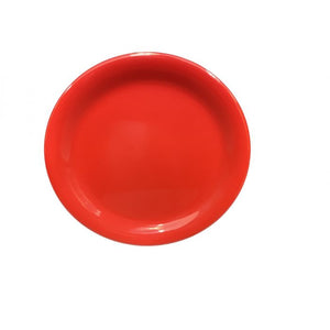 Plato de borde angosto de melamina 7-1/4" Pure Red