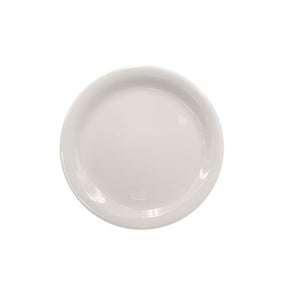 Plato de borde angosto de melamina 7-1/4" Ivory