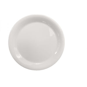 Plato de borde angosto de melamina 9" Ivory