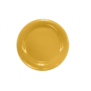 Plato de borde angosto de melamina 10-1/2" Yellow