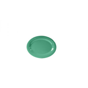 Platón de melamina 9-1/2" x 7-1/4" Green