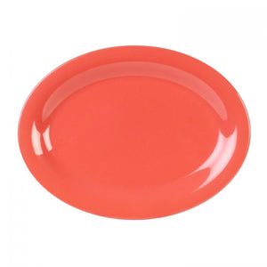 Platón de melamina 9-1/2" x 7-1/4" Orange