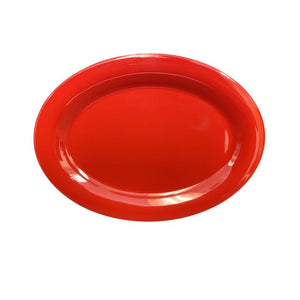 Platón de melamina 12" x 9" Pure Red