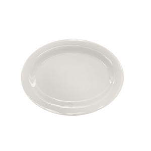 Platón de melamina 12" x 9" Ivory