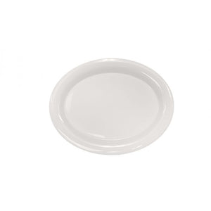 Platón de melamina 13-1/2" x 10-1/2" Ivory
