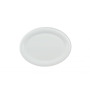 Platón de melamina 13-1/2" x 10-1/2" White