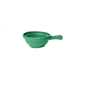 Bowl para sopa con asa de melamina 10 oz 4-1/4" x 6-3/4" x 2" Green