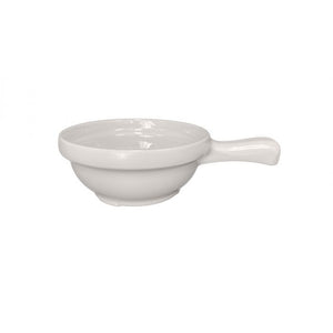 Bowl para sopa con asa de melamina 10 oz 4-1/4" x 6-3/4" x 2" Ivory