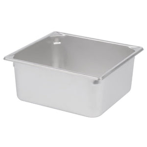 Inserto para mesa de vapor dos tercios 6" de profundidad Super Pan V® acero inoxidable