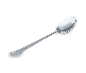 11 1/2" acero inoxidable cuchara de servicio con embossed mango
