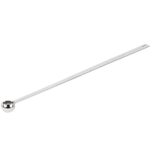 Cuchara medidora 1-teaspoon redondo acero inoxidable con long mango