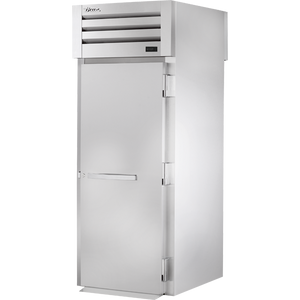 Refrigerador roll-thru para racks de 35", 1 puerta frontal y 1 trasera, puertas sólidas, batientes