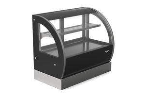 36" ancho 120 V curved-vidrio sobre mostrador refrigerado deli exhibición carcasa con rear acceso