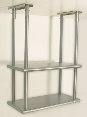 Repisa 36 x 18 pulg acero inoxidable calibre 18
