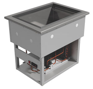 Inserto frío refrigerado 25-1/2 x 18-5/8 corte de instalación pulg drop-in acero inoxidable calibre 18