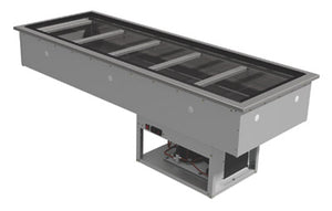 Inserto frío refrigerado 25-1/2 x 72-5/8 corte de instalación pulg drop-in acero inoxidable calibre 18