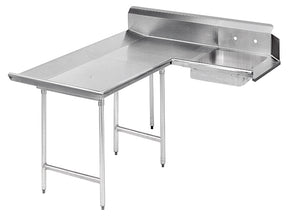 Mesa de prelavado con descanso para lavavajillas lado izquierdo 83 pulg