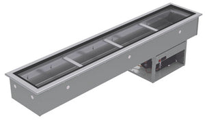 Unidad fría Slim Series para insertos 92-7/8 x 18-5/8 x 24-1/8 pulg drop-in acero inoxidable calibre 18